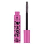 ریمل حجم دهنده اسنس I Love Extreme Crazy Volume با برس سیلیکونی برای افزایش حجم و طول مژه