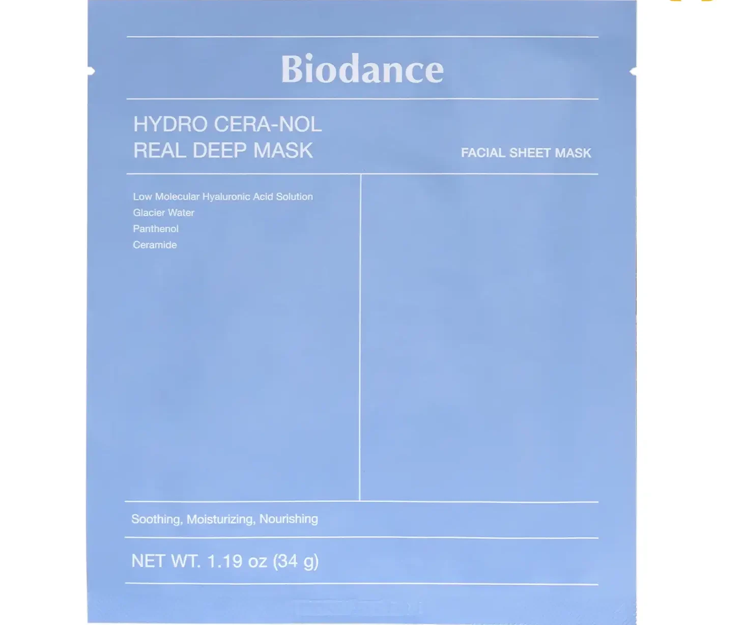 ماسک-هیدرو-سرانول-بایودنس-1 ماسک ورقه ای بایودنس هیدرا سرانول - تصویر 1