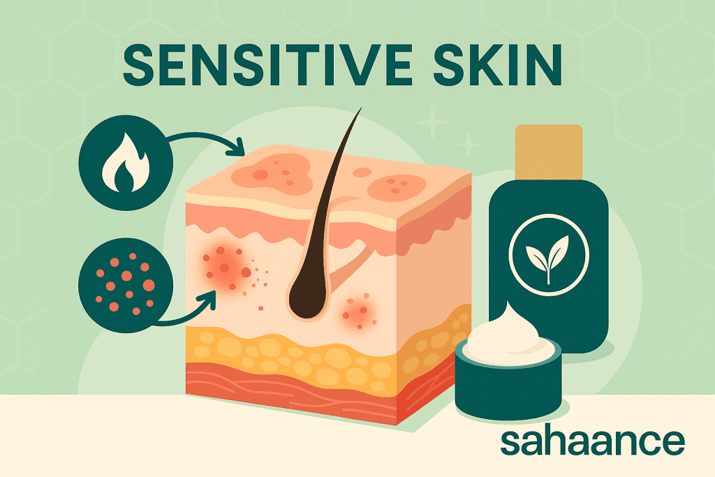 حساسیت پوستی چیست؟ | ۹ علت شایع و روشهای کنترل آن در خانه + محصولات آرامبخش
