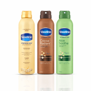 اسپری لوسیون بدن وازلین Intensive Care – آبرسانی فوری، جذب سریع و مراقبت عمیق پوست